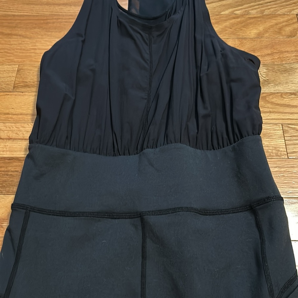 Free People black tank cropped jumpsuit, small. Worn once. Perfect condition! - Picture 3 of 6